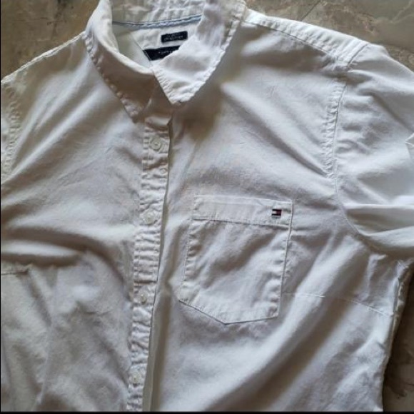 Tommy Hilfiger Long Sleeve Button Up Shirt - Picture 5 of 6